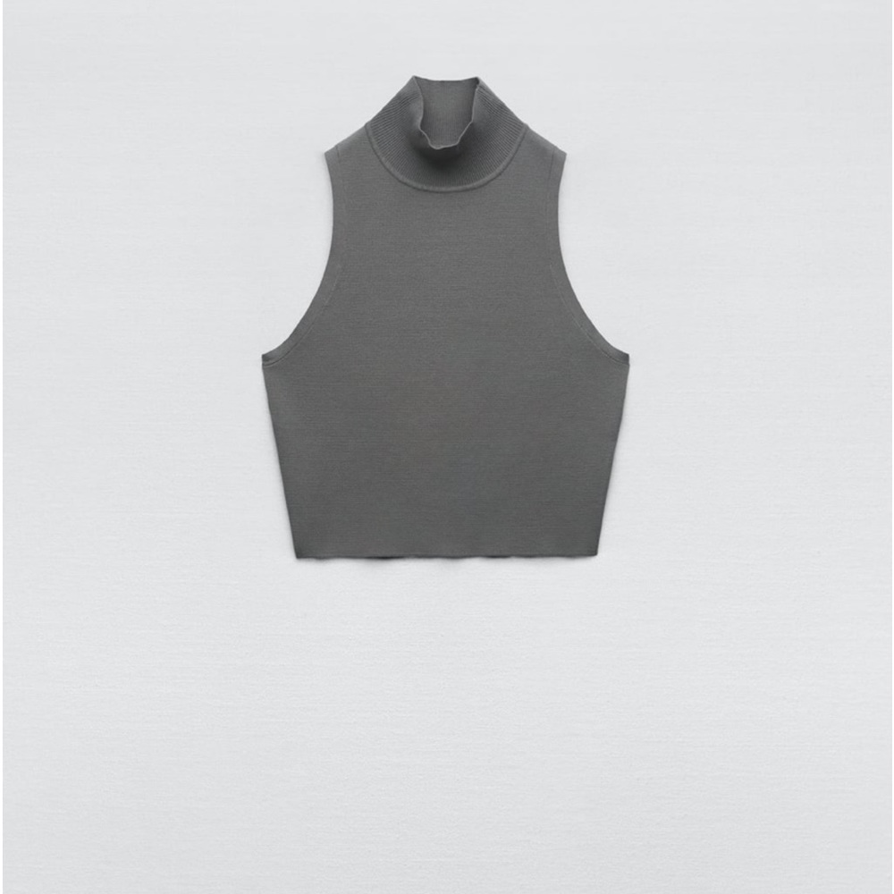 Zara Basic Knit Top - image 4